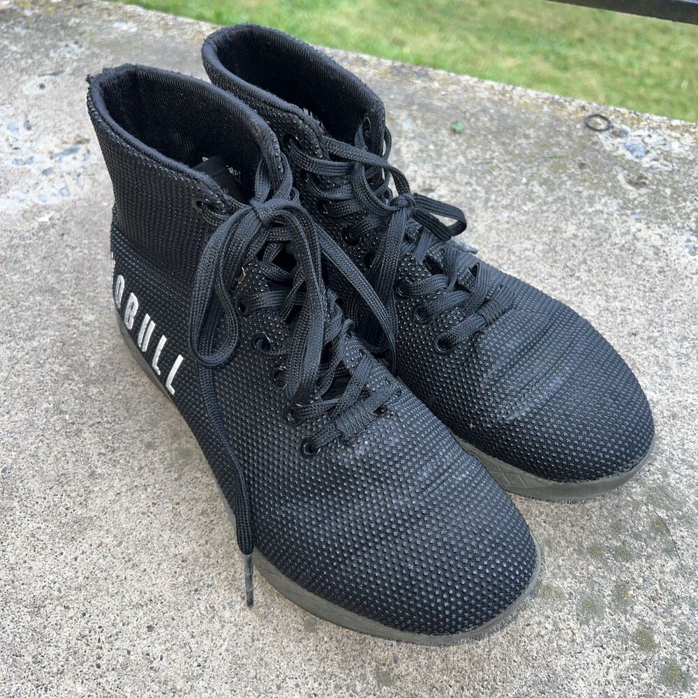 NOBULL Superfabric Men Size 7 Shoes Black High Top Training Athletic Sneakers